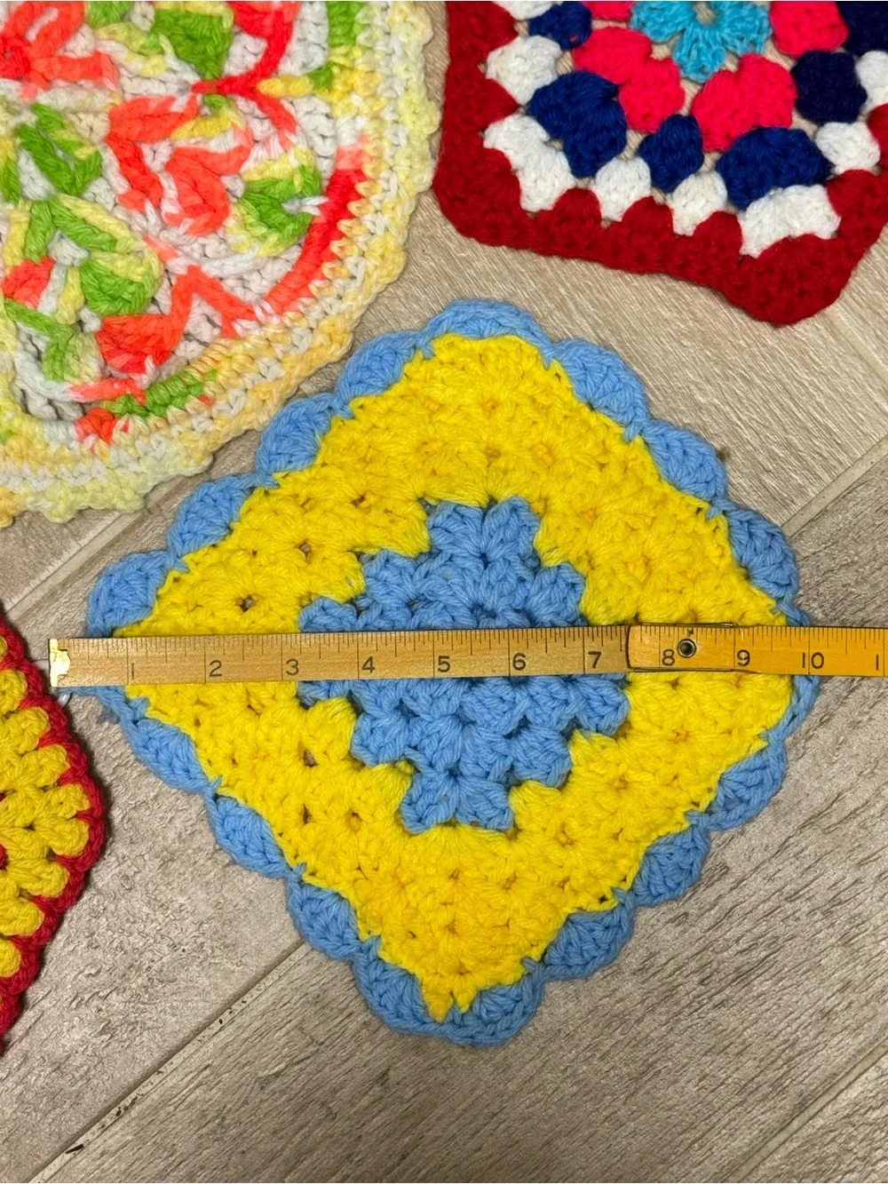 Vintage Handmade Crochet Hot Pad Trivets Lot